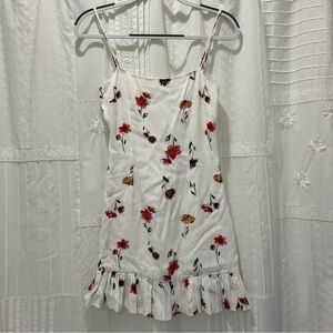 Skylar and Madison White Floral Dress